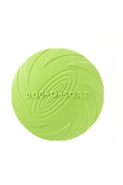 Choice S 15cm green Multicolor Frisbeed Dog Toy Fashion Pet Dog Silicone Game Flying Discs Trainning Inter