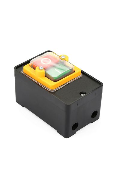 Choice With Base AC220V/380V 10A Stop Start Push Button Switch Waterproof ON/OFF Pushbutton Switch for Dril