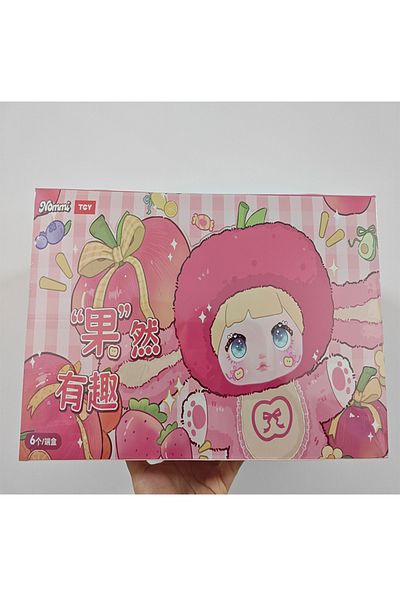 Choice 6 pcs- a set New Nommi Fun Fruit Series Vinyl Blind Box Nommi V3 Doll Bag Pendant Trendy Play Plush
