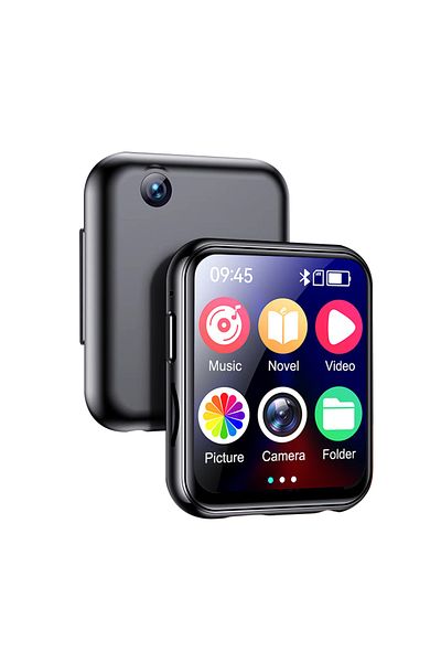 Choice مشغل MP3 جديد باللون الأسود 2024، مشغل MP4 بتقنية البلوتوث 5.4، مشغل موسيقى MP3 عالي الدقة مع كاميرا، ووكمان رياضي مع