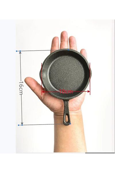 Choice Iron handle Cast Iron Mini Omelette Pan Non-Stick Omelette Dumpling Divine Hot Frying Pans Breakfast