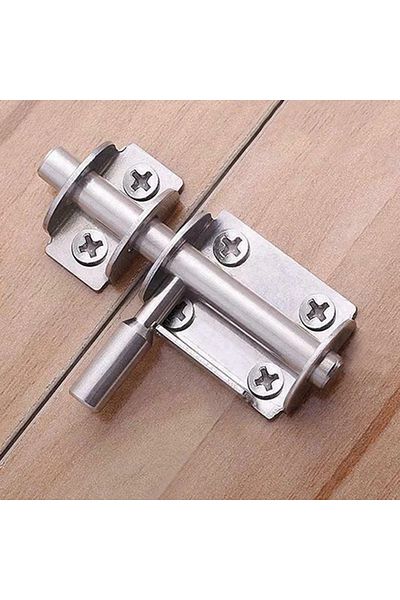 Choice Without screws Stainless Steel Door Latch Solid Sliding Bolts Latch Hasp Home Hardware Gate Safety T