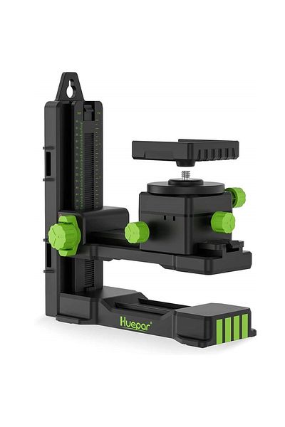Choice Huepar Pivoting 360 Degree Adjustable Base Pv11+ 1/4" Thread Bracket Laser Level Adapter
