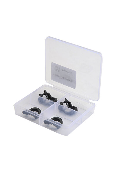 Choice 4 قطع سوداء 4 قطع/صندوق جديد أسود مشابك سد مطاطي للأسنان الضرس/الضرس ا...