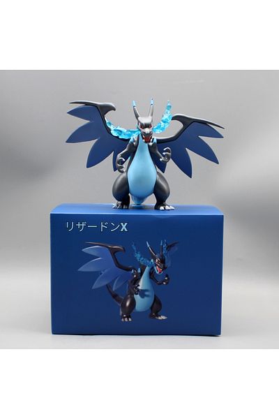 BANDAI 10.5cm New Pokemon Tyranitar Charizard Anime Figure Cute Statue Toys Pvc Model Desktop Collection De