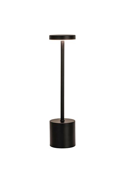 Choice Black LED Table Lamp Touch Sensor Rechargeable Desktop Night Light Wireless Reading Lamp for Restaur