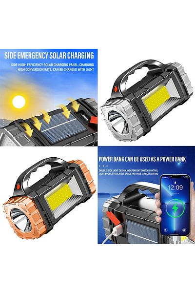 Choice 18650 Silver Cold White Multifunctional Portable Light Strip Side Light Waterproof Multiple Lighting
