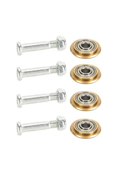 Choice 4Pcs Tile Ceramic Cutter Tungsten Carbide Bearing Glass Cutter Blade Wheel 22x6x6mm For Tile Bric...