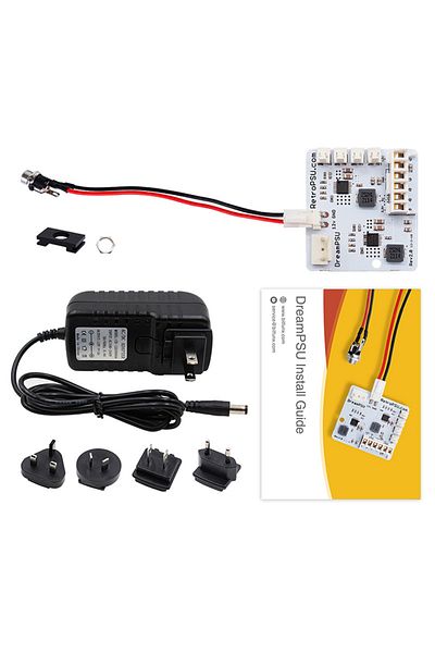 ANENG B Rev2.0 Dream PSU 12V Power Supply Board + Power Plug Adapter For SEGA DreamCast Game Console Repl.