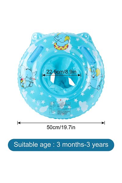 Choice Blue Elephant Inflatable Baby Pool Float,Summer Beach Toys Toddler floaties for kids 3-5 age,Swimmin