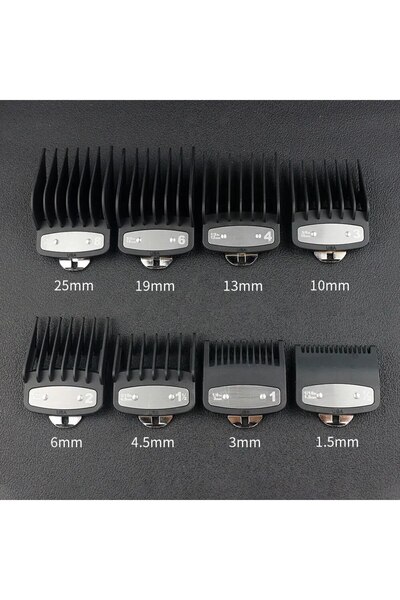 Choice Black 8pcs/set Professional Barber Hair Clipper Guide Combs For Wahl T...