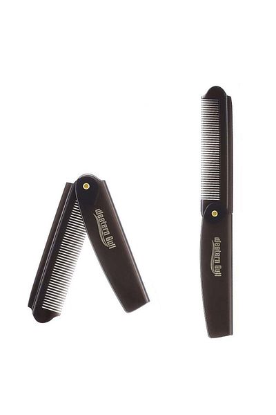 Choice L 1Pc Portable Folding Pocket Combs For Men Oil Head Portable Beard Combs Hair Styling Product Comb.