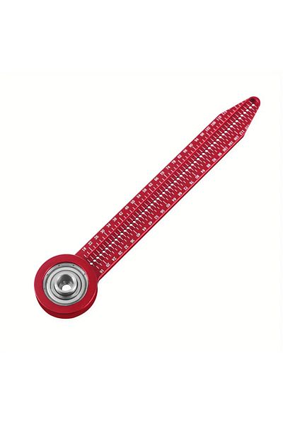 Wnew Red Woodworking circular drawing ruler, fixed point marker, adjustable drawing circular ruler, preci