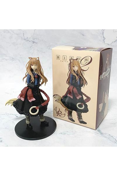 BANDAI 17cm With Box 17cm Spice and Wolf: MERCHANT MEETS THE WISE WOLF Anime Figure Wolf Holo Action Figure