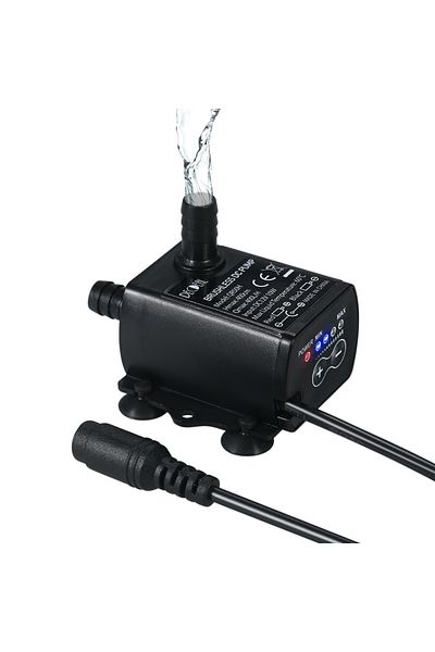 Choice Ultra-quiet Mini DC12V 10W 400L/H Lift 400cm Brushless Water Pump 5.5*2.1mm Female Submersible wi...