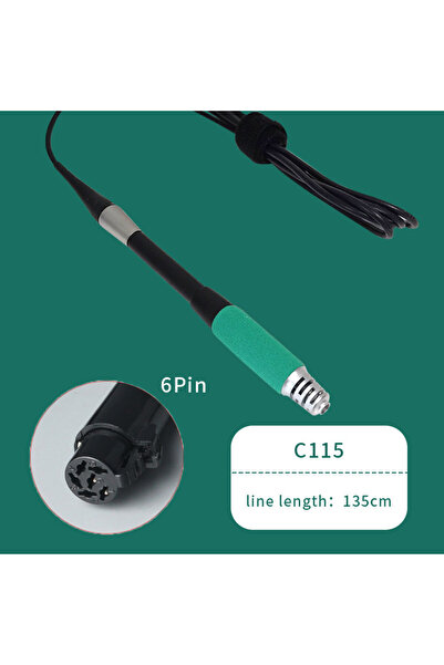 Choice4 مقبض مكواة اللحام C115 من AIFEN، مقبض بديل لـ C210/C245/C115، مناسب ل...