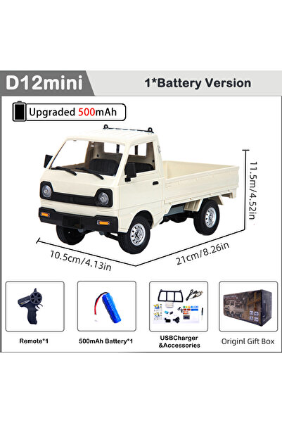 Choice سيارة D12mini-1B500-OB WPL D14 Rc D12 1/10 بالحجم الكامل من سوزوكي مين...