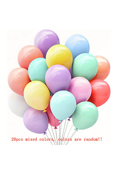 Choice 12 بوصة ألوان مختلطة 20 قطعة من بالونات الماكرون بألوان مختلطة بالونات...