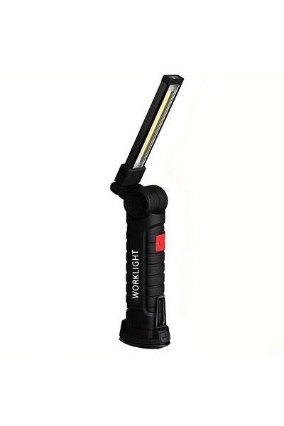 Choice White Usb Flashlight Rechargeable,torch Tool Gifts For Men, Led Work Light With Magnetic Base 5 Mode