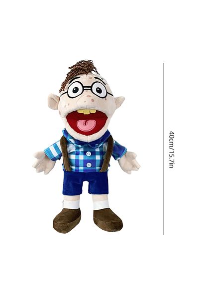 Shunmaii Cody Jeffy Hand Puppet Feebee Rapper Zombie Plush Doll Toy Talk Show Muppet Parent-child Activity Pl