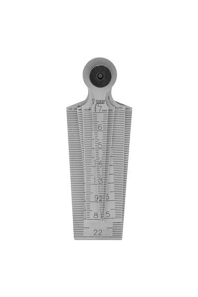 Choice 0-29mm Feeler Measuring Tool Hole Size Gage Taper Gauge 1 Set Stainless Steel Welding Taper Feeler G