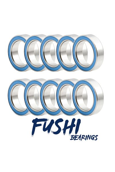 Choice 10PCS 10X15X4 6700 2RS ABEC3 10X15X4mm Blue Rubber Seals bearing Model bearing