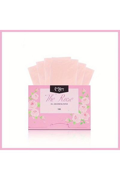 Choice Pink 100 Pieces of Oil-absorbing Paper Cleansing and Refreshing Oil-absorbing and Sweat-absorbing Be