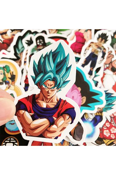 Choice 50pcs Dragon Ball Stickers Pack Waterproof Anime Stickers Laptop Skin Cute Phone Case Kawaii Pack...