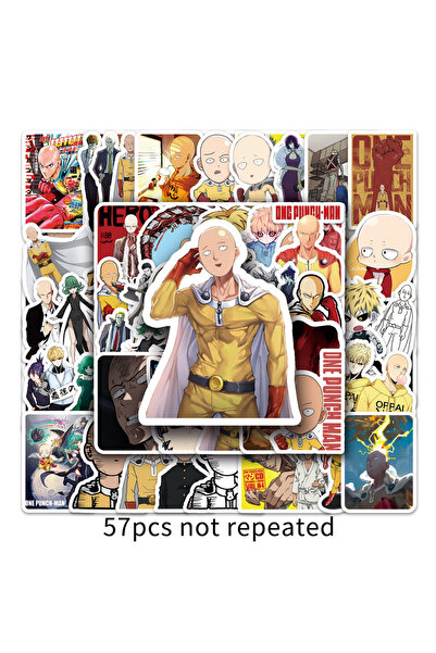Choice DMTZ185-57 قطعة 57 قطعة ملصق One Punch Man الرائع للأنمي مقاوم للماء ح...