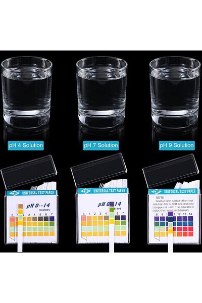 Choice 100 Strips 0-14 PH Alkaline Acid Indicator Paper Water Saliva Litmus Testing Kit for Test Body Ac...