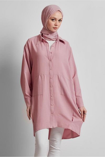 Alvina Shirt Collar Tunic 45325