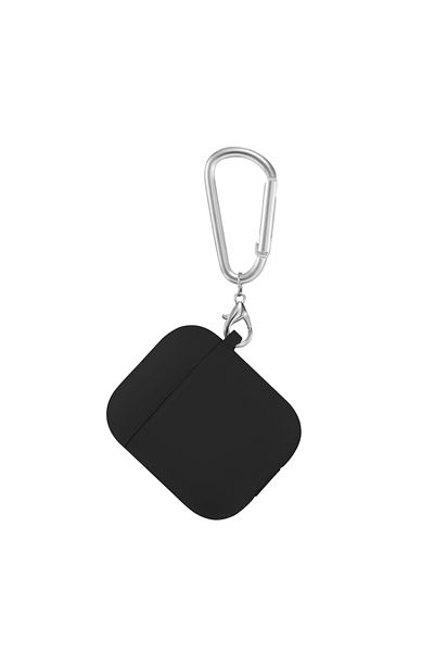 Choice Black Silicone Case For apple Airpods 2 Case hook Bluetooth Case for airpod 1 2 Cover For Air Pods 1