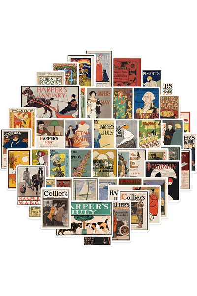 Choice 50PCS 50pcs Old School Art Poster Stickers Classic Sticker For Suitcase Skateboard Laptop Luggage Ph