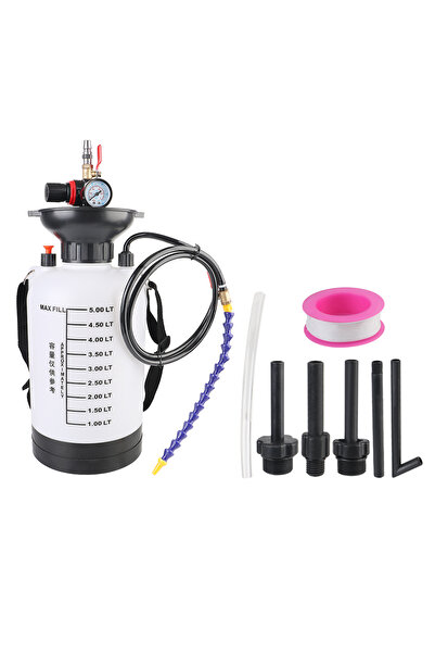 Choice 1 Set 5L Capacity 1000PSI Output Pressure Oiler Machine Handheld Gearbox Oil Filling Machine Quick R