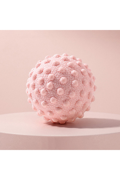 Choice كرة تدليك وردية اللون بنقطة مرتفعة من TPR Posture Master Yoga لتدليك ا...