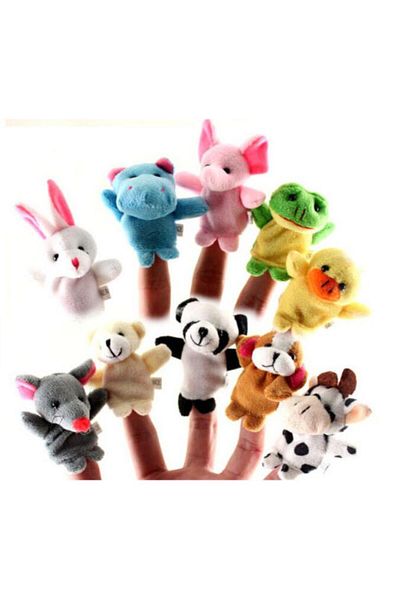 Choice A Hand Finger Puppets Plush Set Finger Toys Puppets Family Animal Dolls Cartoon Child Baby Talking .