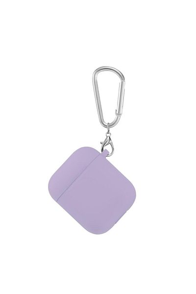 Choice Purple Silicone Case For apple Airpods 2 Case hook Bluetooth Case for airpod 1 2 Cover For Air Pods