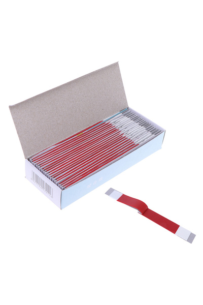 Choice1 200 ورقة حمراء من شرائط/ملاقط ورقية لتحديد مفصل الأسنان، مختبر أسنان،...