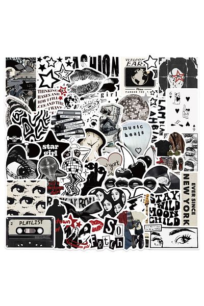 Choice 50PCS 50pcs Y2k Stickers Waterproof Vinyl Decals for Laptops, Skateboards, Guitars & More Cool Carto