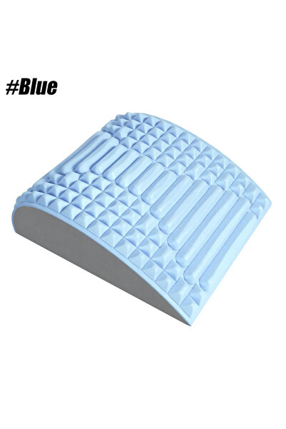 Choice1 Blue Back Stretcher Pillow Waist Massage Neck Lumbar Support Massager...