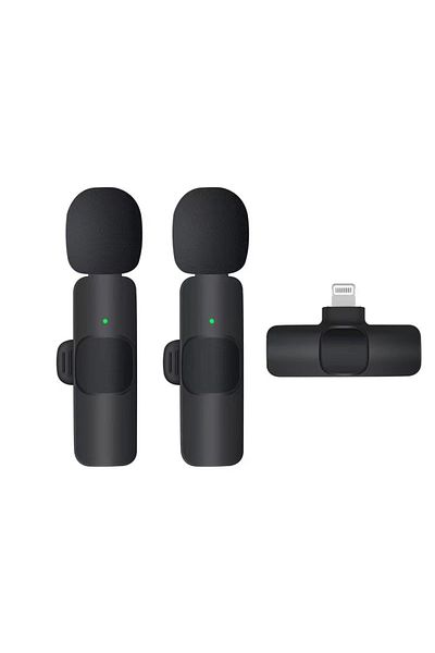 Choice Lightning 1drag2-K1 Basix 2.4G Wireless Lavalier Microphone Portable Audio Video Recording Mini Mic
