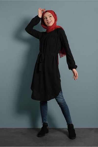 Alvina Flat Tunic with Bircle Neck 40392