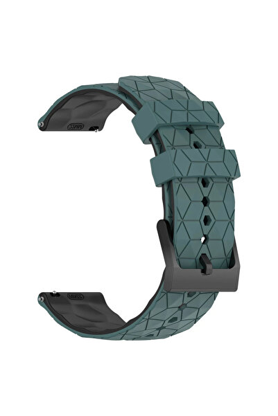 Choice حزام ساعة سيليكون أسود زيتوني 20 مم لساعة WATCH GT 4 Pro 46mm وGT 3 SE...