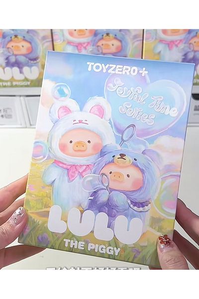 Choice Random 1pc Lulu The Piggy Joyful Time Series Blind Box Bunny Lulu Action Figure Mystery Box Teddy Pi