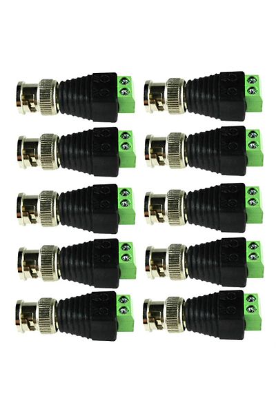 Choice 5piece Free Shipping 2/5/10PCS BNC CCTV Connectors for AHD Camera CVI Camera TVI Camera CCTV Camera