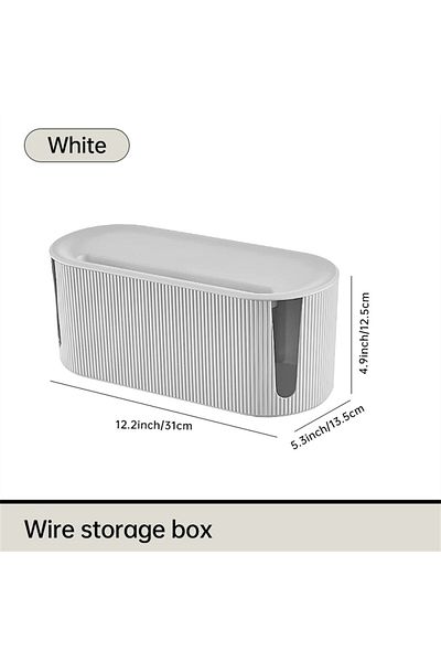 Choice white Nordic Plug Board Storage Box Cable Wire Organizer Case Socket Wireless WiFi Router Bracelet D