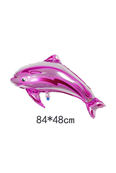 Choice بالونات أخرى من رقائق معدنية على شكل دولفين وردي اللون، على شكل حيوان ...