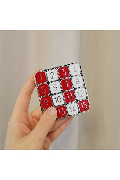 Choice 1 قطعة من 1 إلى 15 لغز شريحة أرقام معدنية ألعاب ألغاز الدماغ تمرين الد...