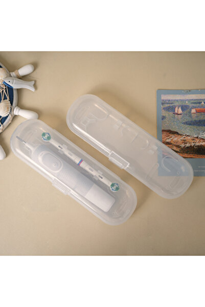 Choice حقيبة سفر شفافة محمولة لتخزين مقبض فرشاة الأسنان الكهربائية أورال بي العالمية