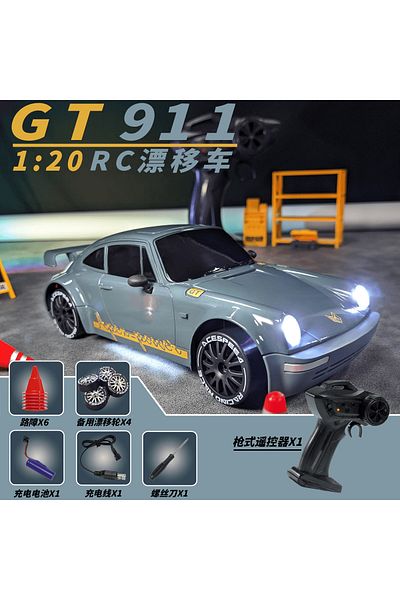 Maisto grey Professional Rc Drift Remote Control Car Gt 911 High-Speed Car Full-Scale Throttle Four-Wheel D